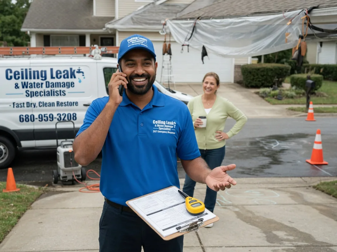 Ceiling Leak Cleanup Okreek, SD FAQs